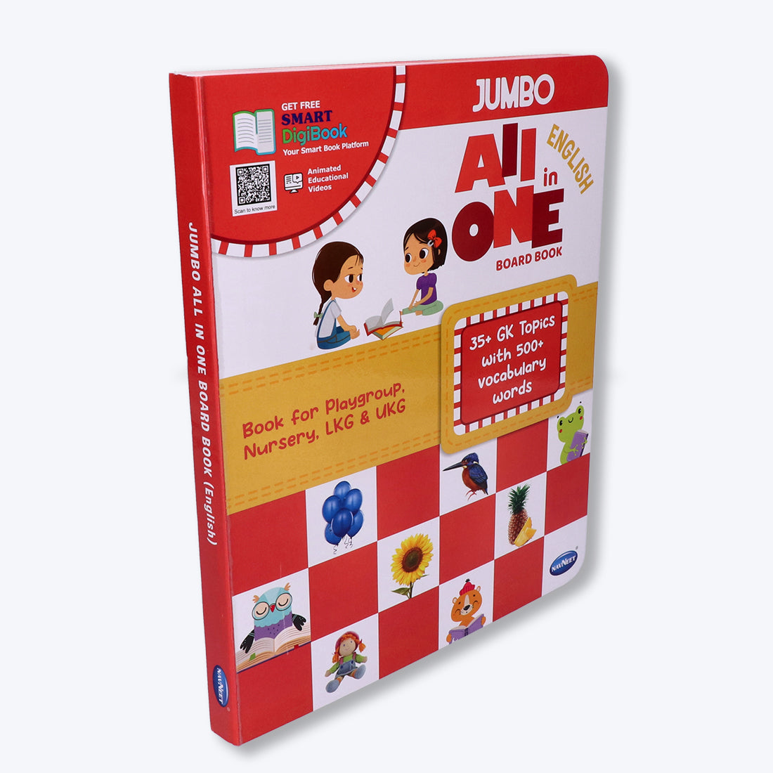 Navneet All In One Board Book (Eng.) - First Early Learning book for K