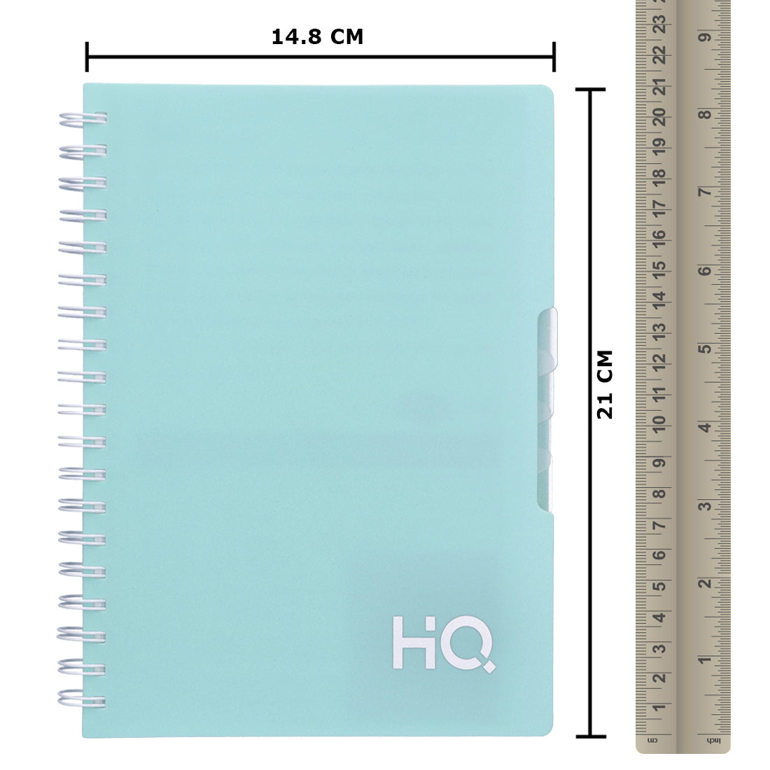 Navneet HQ, 5-Subject Book - Mint Green with PP cover
